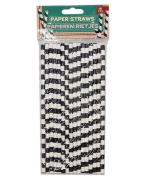 Party Collection Papierstrohhalme   16 stk.