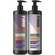 fudge Care Clean Blonde Damage Rewind Duo