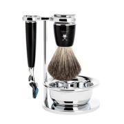 Mühle Rytmo Set Razor Fusion™ + Shaving Brush + Bowl High-grade R