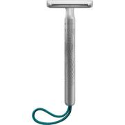 Mühle Companion Unisex Safety Razor Silver Matt  Turquoise