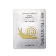 The Saem Pure Natural Snail Mask Sheet [Brightening] 20 ml