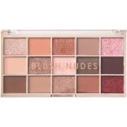 MUA Makeup Academy Eyeshadow Palette 15 Shades Blush Nudes