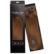 Poze Hairextensions Clip & Go Extensions 50 cm 7BN Mocca Brown