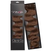 Poze Hairextensions Clip & Go Standard Wavy 55 cm  6B Lovely Brow