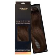 Poze Hairextensions Standard Äkta Löshår Flip & Go 50cm Chocolate