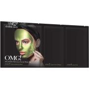 OMG! Double Dare Platinum Green Facial Mask 1 pcs