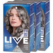 Schwarzkopf LIVE U72 Dusty Silver 3-pack