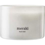 Meraki Fresh Linen Scented Candle  Large