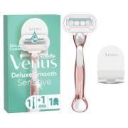 Gillette Venus Venus Deluxe Smooth Sensitive RoseGold Razor x1 Bl