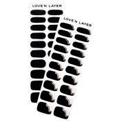 Love'n Layer Mix Solid & Swirl ?Night Black?