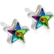 Blomdahl Medical Plastic Star 6 mm Green shimmer