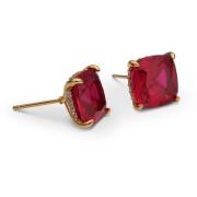Lily and Rose Desiree studs - Garnet
