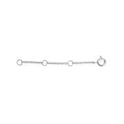 Enamel Extender Chain Halskette Silber B69S