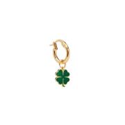 Pico Charlotte Clover Ohrring Single 24 kt. Brass Goldplated Q01011-Cl...
