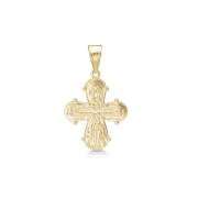 Mads Z Dagmar Blank Cross Anhänger 8 kt. Gold 8330535