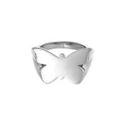 Jane Kønig Butterfly Signet Ring Silber BSR-HS23-S