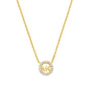 Michael Kors Premium Necklace Halskette 18 kt. Silber Vergoldet MKC172...