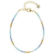 Nuni Copenhagen Kira Armband 18 kt. Silber Vergoldet A3025-LightBlue