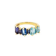 Suzanne Kalan Baguette Mix Ring 14 kt. Gold PR552B-YG