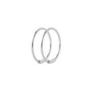 Maria Black Basic Hoop Ohrringe Silber 100219