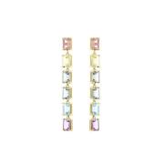 Suzanne Kalan Rainbow Pastel Drop Ohrringe 14 kt. Gold PE673C-YG