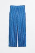 H&M Blau/Gestreift, Chinohosen in Größe 32. Farbe: Blue/striped
