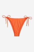 H&M Tie-Tanga Bikinihose Orange, Bikini-Unterteil in Größe 40