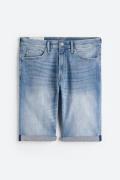 H&M Freefit® Slim Denim Shorts Blau in Größe W 40. Farbe: blue