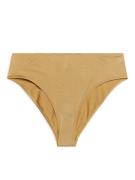 Arket Bikinihöschen mit hoher Taille Gold, Bikini-Unterteil in Größe 3...