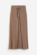 H&M Jerseyrock Dunkelbeige, Röcke in Größe XS. Farbe: Dark beige