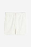 H&M Shorts aus Leinenmix Regular Fit Weiß in Größe XXL. Farbe: White