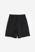 H&M City-Shorts Schwarz in Größe XS. Farbe: Black