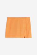 H&M Minirock aus Leinenmischung Orange, Röcke in Größe 40