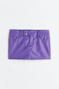 H&M Minirock Lila, Röcke in Größe 36. Farbe: Purple