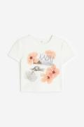 H&M T-Shirt mit Motivprint Weiß/Schildkröte, T-Shirts & Tops in Größe ...