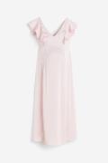 H&M MAMA Kleid mit Volants Hellrosa, Kleider in Größe S. Farbe: Light ...
