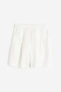 H&M Shorts aus Leinenmix Weiß in Größe 50. Farbe: White