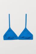 H&M Triangel-Bikinitop Knallblau, Bikini-Oberteil in Größe 32. Farbe: ...