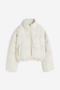 H&M Puffer Jacket Hellbeige, Jacken in Größe M. Farbe: Light beige