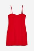 H&M Ärmelloses Bodycon-Kleid Rot, Party kleider in Größe M. Farbe: Red
