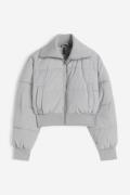 H&M Puffer-Jacke Hellgrau, Jacken in Größe S. Farbe: Light grey