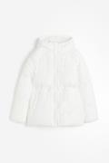 H&M Puffer-Jacke mit Tunnelzug Weiß, Jacken in Größe XL. Farbe: White