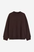 H&M Sweatshirt Relaxed Fit Dunkelbraun, Sweatshirts in Größe XS. Farbe...