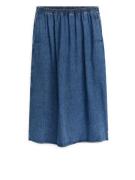 Arket Maxi-Jeansrock Blau, Röcke in Größe 38. Farbe: Blue