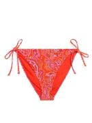 Arket Bikinitanga mit Schnürung Orange/Paisley, Bikini-Unterteil in Gr...