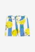 H&M Shorts Blau/Zitrone in Größe 140. Farbe: Blue/lemon