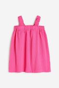 H&M Baumwollkleid Rosa, Kleider in Größe 80. Farbe: Pink