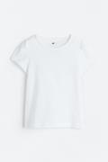 H&M Shirt aus Baumwolljersey Weiß, T-Shirts & Tops in Größe 92. Farbe:...