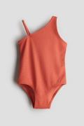 H&M Dunkelorange, Badeanzug in Größe 110/116. Farbe: Dark orange