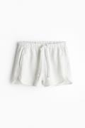 H&M Sweatshorts Hellgraumeliert in Größe L. Farbe: Light grey marl